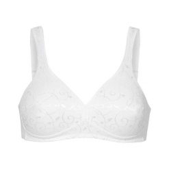 Triumph Biustonosz Elegant Cotton biały female biały 75B. Białe biustonosze sportowe Triumph, bez wzorów, z bawełny. Za 139.00 zł.