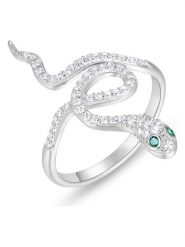 DI GIORGIO Srebrny pierścionek z cyrkoniami rozmiar: 58. Szare pierścionki DI GIORGIO, z cyrkonią, srebrne. Za 86.99 zł.