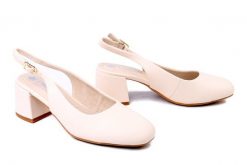 RIEKER 44751-61 beige, czółenka damskie. Brązowe czółenka Rieker, na lato, bez wzorów, bez obcasa, na obcasie, bez zapięcia. Za 319.90 zł.