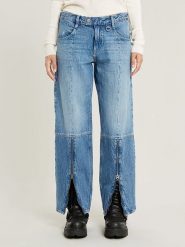 G-Star Dżinsy - Loose fit - w kolorze błękitnym rozmiar: W25/L28. Niebieskie jeansy G-Star, l, z aplikacjami, z bawełny, retro, z podwyższonym stanem. Za 188.85 zł.