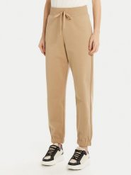 Weekend Max Mara Spodnie dresowe Olimpia 2515781031 Beżowy Regular Fit. Brązowe spodnie dresowe Weekend Max Mara, bez wzorów, z bawełny. Za 759.99 zł.