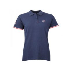 Damska koszulka polo Peak Mountain Abeca. Czerwone t-shirty sportowe Peak Mountain, s, bez wzorów, z bawełny, bez ramiączek. Za 96.50 zł.