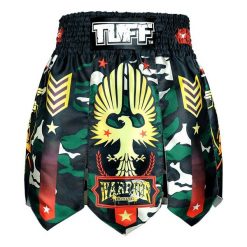 Spodenki treningowe TUFF Gladiator Green Military Warrior. Czarne szorty sportowe TUFF, bez wzorów. Za 199.00 zł.