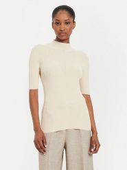 Kontatto Sweter 3M0121 Beżowy Regular Fit. Brązowe swetry Kontatto, m, bez wzorów, z syntetyku, bez ramiączek. Za 199.99 zł.