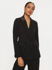 ViCOLO Marynarka TS0094 Czarny Regular Fit. Czarne marynarki i żakiety ViCOLO, l, bez wzorów, z syntetyku, bez ramiączek. Za 309.99 zł.