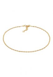 Elli Naszyjnik damski sznurkowy Twisted Basic Timeless Trend regulowany wykonany ze srebra próby 925 Sterling Silver Bransoletki na nogę 1 ct Damski. Szare bransoletki Elli, z materiału, srebrne. Za 293.99 zł.