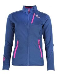 Peak Mountain Kurtka polarowa "Aynur" w kolorze niebieskim rozmiar: L. Niebieskie kurtki Peak Mountain, l, bez wzorów, z materiału, bez kaptura. Za 173.99 zł.