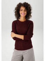 Aniston Sweter w kolorze bordowym rozmiar: 38. Czerwone swetry Aniston, bez wzorów, bez ramiączek. Za 69.91 zł.