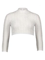 Heimatglück Bluzka "Hermine" w kolorze białym rozmiar: 36. Białe bluzki Heimatglück, bez wzorów, z koronki, bez kołnierzyka, bez ramiączek. Za 160.58 zł.