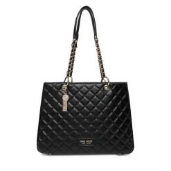 Torebka Nine West. Czarne torebki klasyczne Nine West, bez wzorów, klasyczne, bez dodatków. Za 299.99 zł.