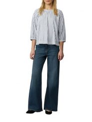 S.Oliver Bluzka w kolorze niebieskim rozmiar: 36. Niebieskie bluzki S.Oliver, s, bez wzorów, bez kołnierzyka, bez ramiączek. Za 65.54 zł.