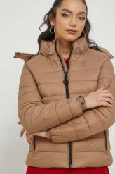 Superdry kurtka damska kolor brązowy przejściowa. Brązowe kurtki Superdry, l, bez wzorów, bez kaptura. W wyprzedaży za 314.99 zł.