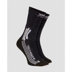 Skarpety damskie trekkingowe X-Socks Trek X Merino 4.0. Białe skarpetki XBIONIC, bez wzorów, z wełny, trekkingowe. W wyprzedaży za 126.00 zł.
