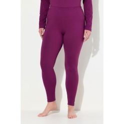 Damskie Narciarskie legginsy funkcyjne szybkoschnące bardzo ciepłe. Czerwone legginsy Ulla Popken, bez wzorów, z elastanu, sportowe. Za 195.99 zł.