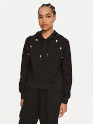Gaudi Bluza 421BD64003 Czarny Regular Fit. Czarne bluzy Gaudi, m, bez wzorów, z syntetyku, bez kaptura. Za 249.99 zł.