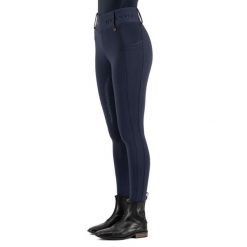 Damskie legginsy jeździeckie z pełną przyczepnością HV Polo Favourite summer. Niebieskie legginsy HV POLO, bez wzorów. Za 485.50 zł.