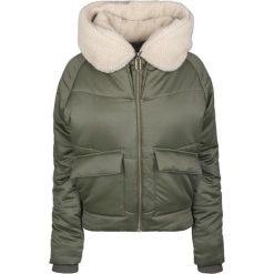 Parka dla kobiet Urban Classic herpa hooded. Brązowe płaszcze Urban Classics, na zimę, bez wzorów, bez kaptura. Za 337.00 zł.