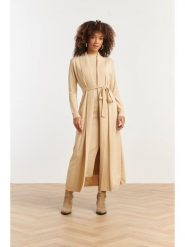 Smashed Lemon Kardigan w kolorze beżowym rozmiar: S. Brązowe swetry Smashed Lemon, s, bez wzorów, bez ramiączek. Za 126.99 zł.