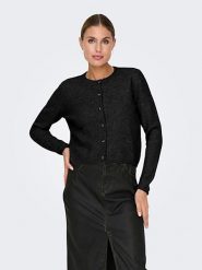 JDY Kardigan w kolorze antracytowym rozmiar: XS. Czarne swetry JDY, xs, bez wzorów, z wełny, bez ramiączek. Za 43.99 zł.