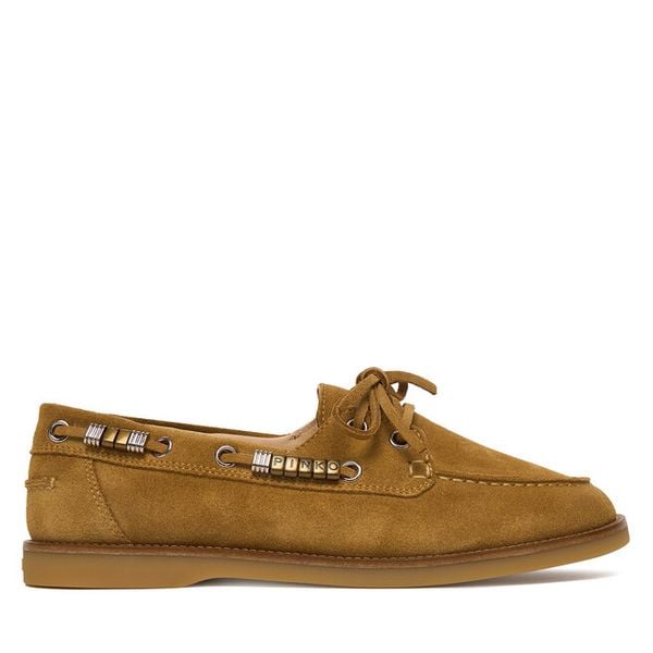 Mokasyny PINKO. Brązowe mokasyny Pinko, bez wzorów. Za 1,399.00 zł.