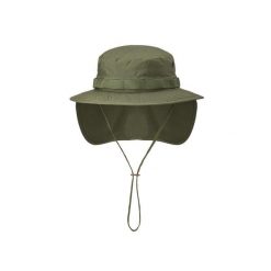 Kapelusz boonie z odpinaną osłoną karku Olive Green. Zielone kapelusze HELIKON-TEX, bez wzorów, sportowe. Za 59.99 zł.