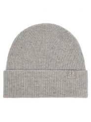 Calvin Klein Czapka LV04F8125G Szary jasny. Szare czapki zimowe Calvin Klein, bez wzorów, z kaszmiru. Za 329.99 zł.