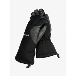 Rękawiczki softshell Montane Supercell Glove. Czarne rękawiczki Montane, bez wzorów, z softshellu, sportowe. Za 257.24 zł.