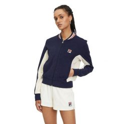 Bluza damska FILA Settanta. Niebieskie bluzy Fila, m, bez wzorów, bez kaptura. Za 219.99 zł.