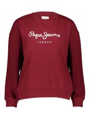 Pepe Jeans Bluza w kolorze bordowym rozmiar: XL. Czerwone bluzy Pepe Jeans, xl, bez wzorów, z bawełny, bez kaptura. Za 158.84 zł.