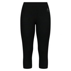 Legginsy termoaktywne damskie Odlo Merino 200 BL Bottom 3/4. Czarne bielizna termoaktywna damska ODLO, bez wzorów, sportowe. Za 291.99 zł.