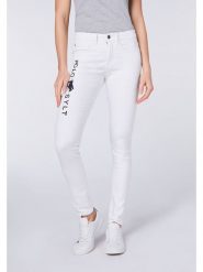 Polo Sylt Dżinsy - Comfort fit - w kolorze białym rozmiar: W32/L30. Białe jeansy Polo Sylt, l, z aplikacjami, ze skóry, klasyczne. Za 122.67 zł.