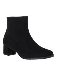 HASSIA Skórzane botki "Milano" w kolorze czarnym rozmiar: 38,5. Czarne botki HASSIA, bez wzorów, ze skóry, eleganckie, bez obcasa, bez zapięcia. Za 404.99 zł.