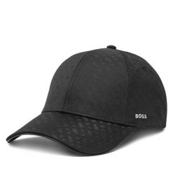 Czapka z daszkiem BOSS. Czarne czapki z daszkiem Boss, bez wzorów. Za 249.99 zł.