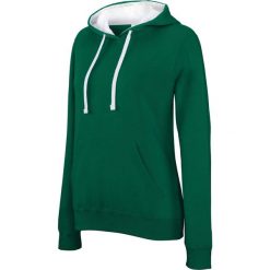 Damska bluza z kapturem Kariban Contrastée. Białe bluzy z kapturem KARIBAN, s, bez wzorów, z bawełny, z kapturem. Za 157.50 zł.