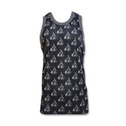 Koszulka sportowa Nike Giannis Antetokounmpo All Over Print Tank Top. Czarne topy sportowe Nike, bez wzorów, do koszykówki. Za 197.00 zł.