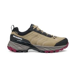 Buty trekkingowe dla dorosłych SCARPA Rush Trail GTX. Brązowe buty trekkingowe Scarpa, bez zapięcia. W wyprzedaży za 721.55 zł.