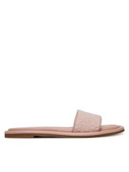MICHAEL Michael Kors Klapki Dana 40S5DNFS2D Różowy. Czerwone klapki MICHAEL Michael Kors, bez wzorów, z materiału, bez obcasa, bez zapięcia. Za 349.99 zł.