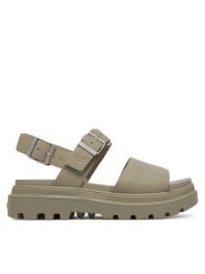 Palladium Sandały Pallacruise Classic 94460-272-M Zielony. Zielone sandały Palladium, bez wzorów, z nubiku, bez obcasa, na płaskiej podeszwie, bez zapięcia. Za 249.99 zł.