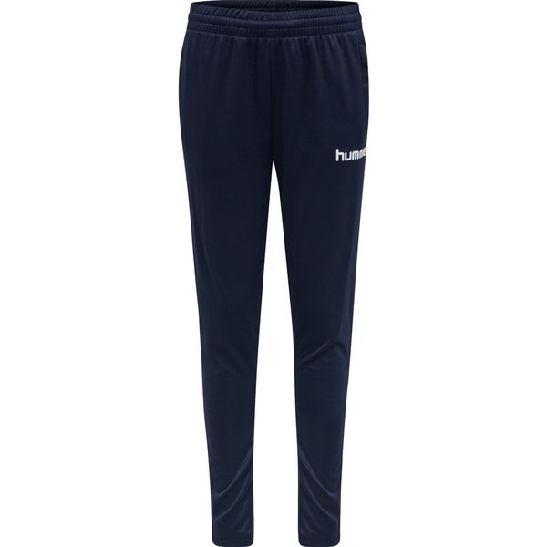 Spodnie dresowe piłkarskie dla dzieci Hummel Promo Kids Football Pant. Niebieskie szorty Hummel, bez wzorów, z dresówki, sportowe. Za 140.00 zł.