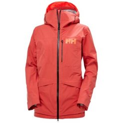 Damska kurtka typu infinity shell Helly Hansen Aurora. Czerwone kurtki narciarskie Helly Hansen, na zimę, bez wzorów, bez kaptura, narciarskie. W wyprzedaży za 2,696.00 zł.