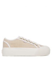 Roxy Trampki ARJS700168-TAU Beżowy. Brązowe trampki Roxy, bez wzorów, z materiału, bez zapięcia. Za 219.99 zł.