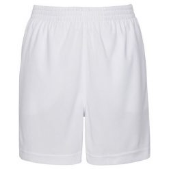 Spodenki Dziecięce. Białe szorty JUST COOL, bez wzorów, sportowe. Za 61.99 zł.