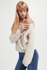 Sweter damski wełniany LIU JO. Swetry Liu Jo, m, bez wzorów, z wełny, bez ramiączek. W wyprzedaży za 599.40 zł.