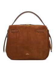 Polo Ralph Lauren Torebka 428962627001 Brązowy. Brązowe torebki klasyczne Polo Ralph Lauren, bez wzorów, ze skóry, bez dodatków. Za 3,399.00 zł.