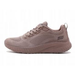 Buty Damskie Skechers Bobs Squad 117209-Clay Sportowe Lekkie Brązowe 36,5. Brązowe buty sportowe lifestyle Skechers, bez wzorów, bez zapięcia, trekkingowe, skechers sport. Za 279.00 zł.