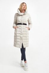 Płaszcz damski pikowany EA7 EMPORIO ARMANI. Brązowe płaszcze EA7 Emporio Armani, s, bez wzorów, z tkaniny, bez kaptura. W wyprzedaży za 1,154.30 zł.