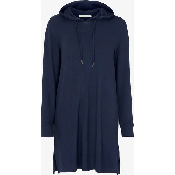 Super miękki sweter z kapturem. Niebieskie swetry Cellbes, bez wzorów, z materiału, bez ramiączek. Za 209.00 zł.