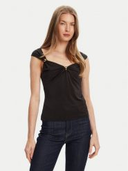 Marciano Guess Top 5YGP03 6259A Czarny Regular Fit. Czarne topy Marciano Guess, s, z aplikacjami, z syntetyku, bez kołnierzyka, bez ramiączek. Za 519.99 zł.