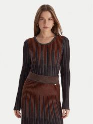 Fracomina Sweter FS25WT7007K558Q7 Niebieski Slim Fit. Niebieskie swetry Fracomina, l, bez wzorów, z syntetyku, bez ramiączek. Za 499.99 zł.