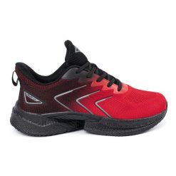 Vico Czarno-czerwone buty sportowe. Czerwone buty treningowe bez wzorów, z tkaniny, bez zapięcia, na fitness i siłownię. Za 151.58 zł.